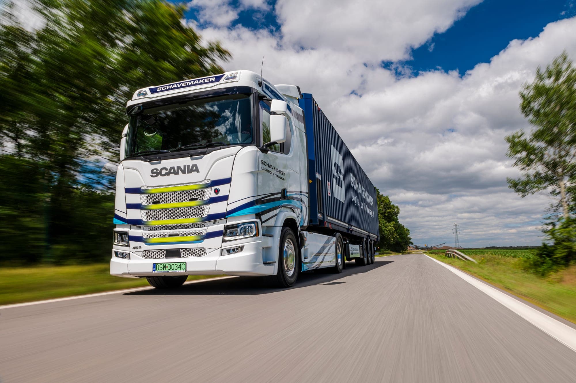 Schavemaker truck on the road today